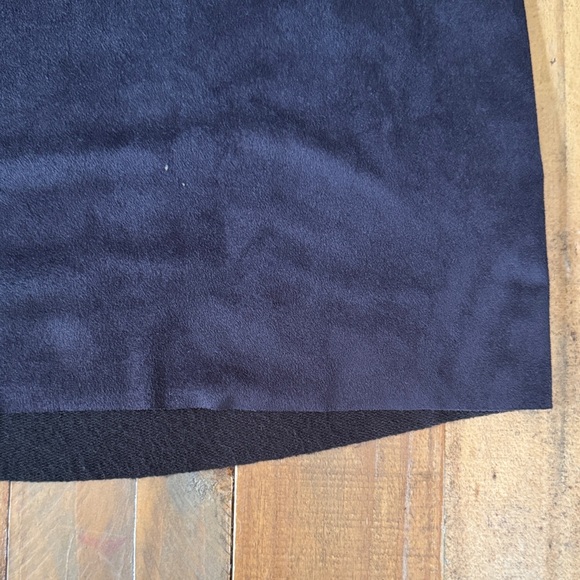 NWT liberty garden Black Sleeveless short Dress small soft suede-like material - Picture 7 of 11